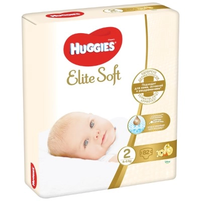 изображение Подгузники Хаггис Elite Soft 4-6кг N82 от интернет-аптеки ФАРМЭКОНОМ