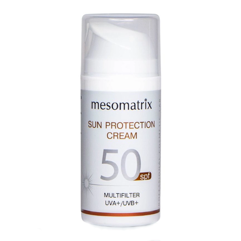 изображение Мезоматрикс SUN PROTECTION Солнцезащитный крем SPF-50 увлажняющий водостойкий 100мл от интернет-аптеки ФАРМЭКОНОМ