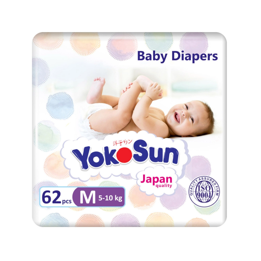 изображение Подгузники YokoSun M 5-10 кг 62шт от интернет-аптеки ФАРМЭКОНОМ