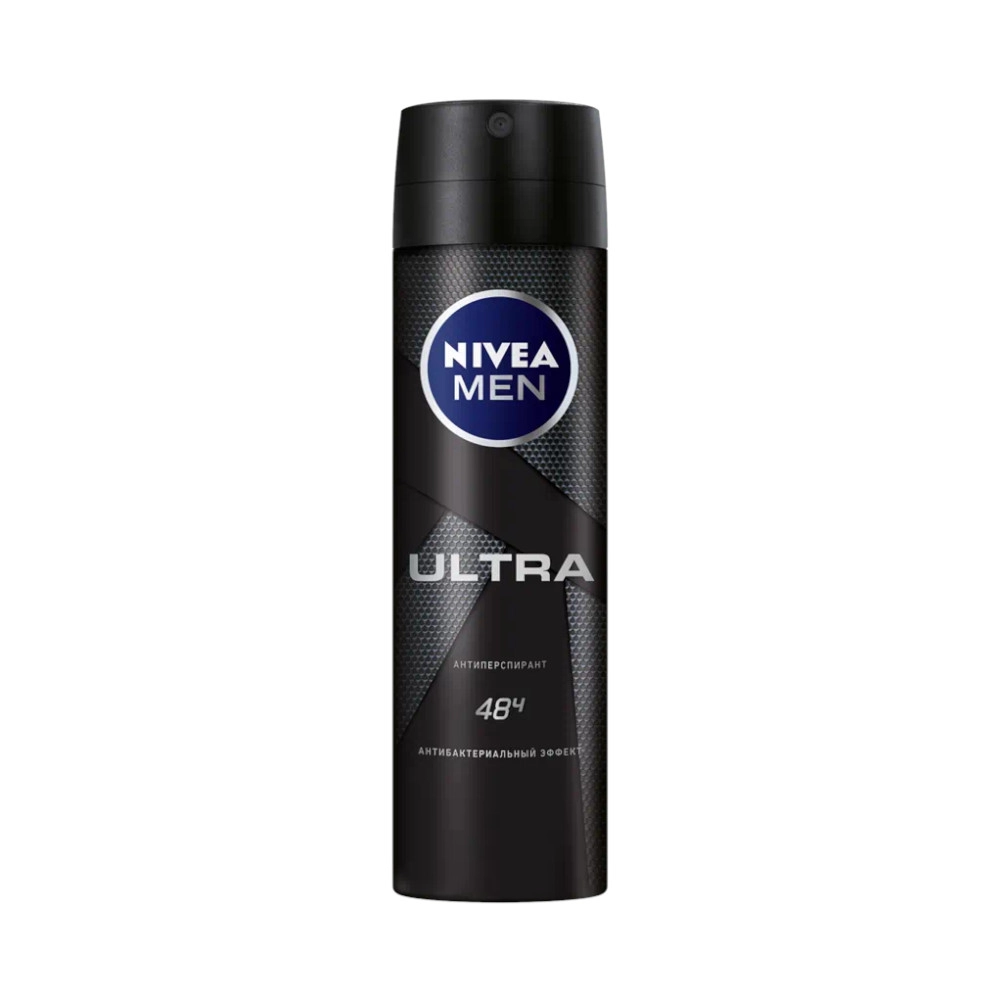 изображение Дезодорант-антиперспирант спрей Nivea For Men Ultra 150мл от интернет-аптеки ФАРМЭКОНОМ