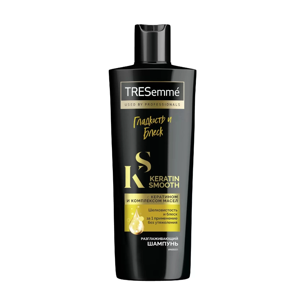 изображение Шампунь Tresemme Keratin Smooth Разглаживающий 400мл от интернет-аптеки ФАРМЭКОНОМ