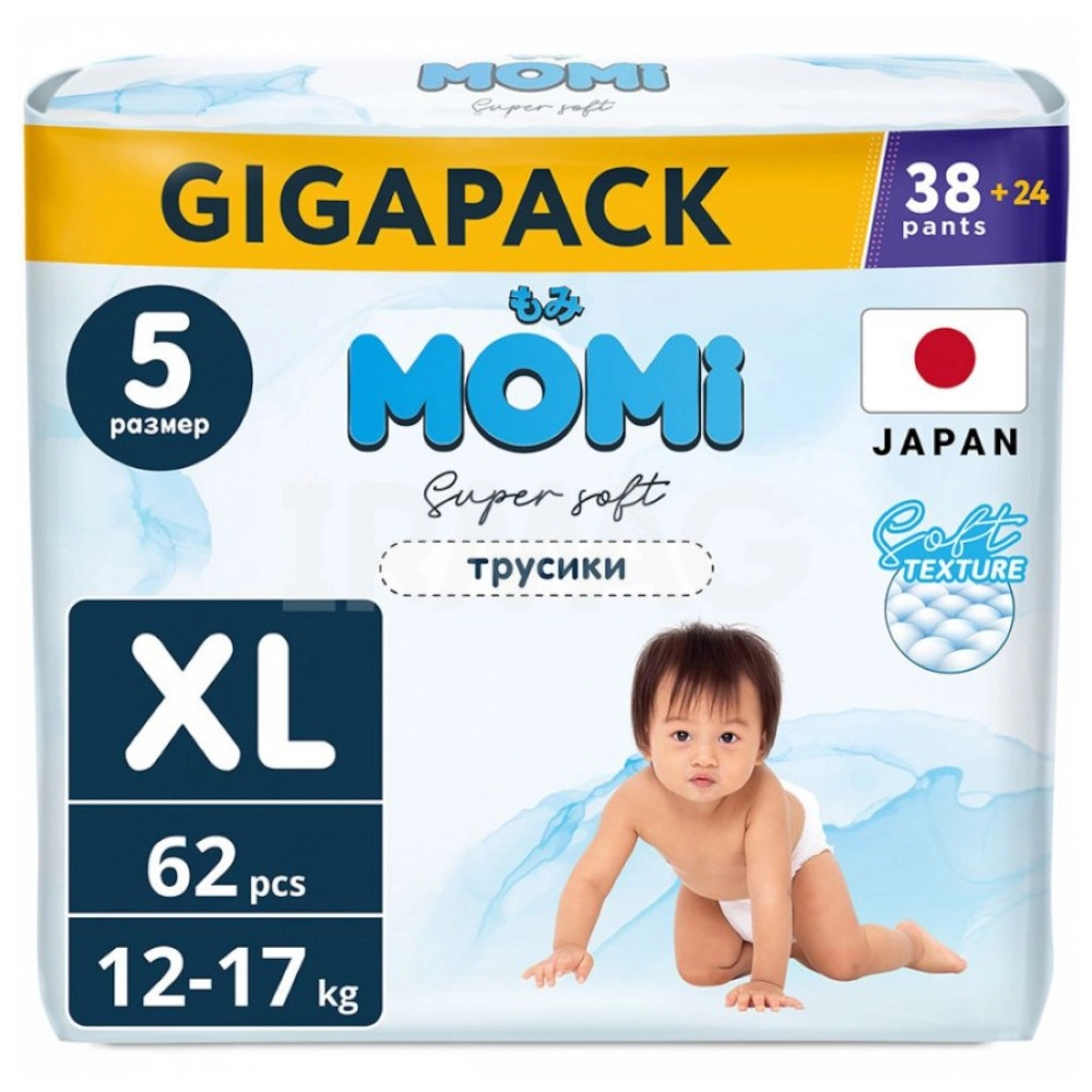 изображение Трусики Моми Super Soft XL 12-17кг N62 от интернет-аптеки ФАРМЭКОНОМ