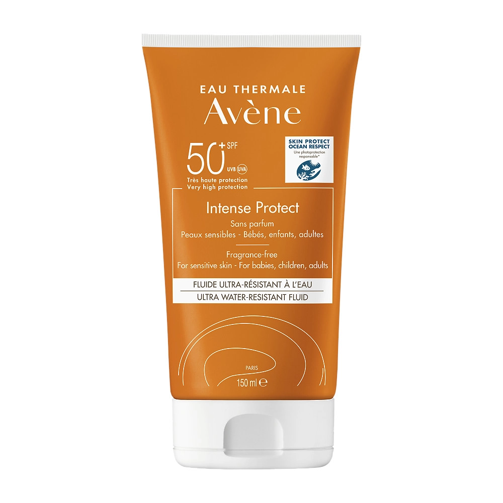 изображение Avene Intense Protect Ultra флюид солнцезащитный SPF 50+ 150мл водостойкий от интернет-аптеки ФАРМЭКОНОМ