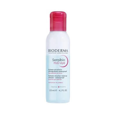 изображение BIODERMA Sensibio Н2О средство мицеллярное для очищения глаз и губ 125мл двухфазное от интернет-аптеки ФАРМЭКОНОМ