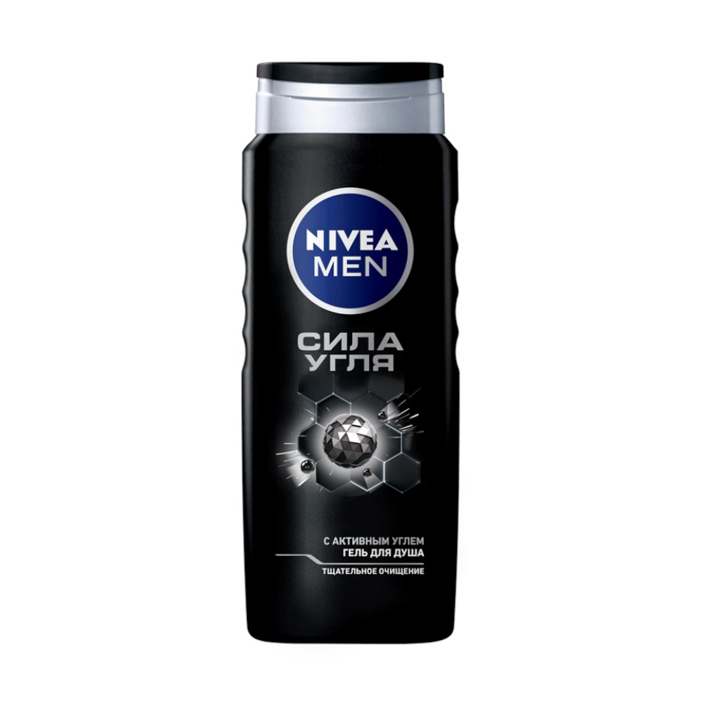 изображение Гель для душа Nivea For Men Сила угля 500мл от интернет-аптеки ФАРМЭКОНОМ