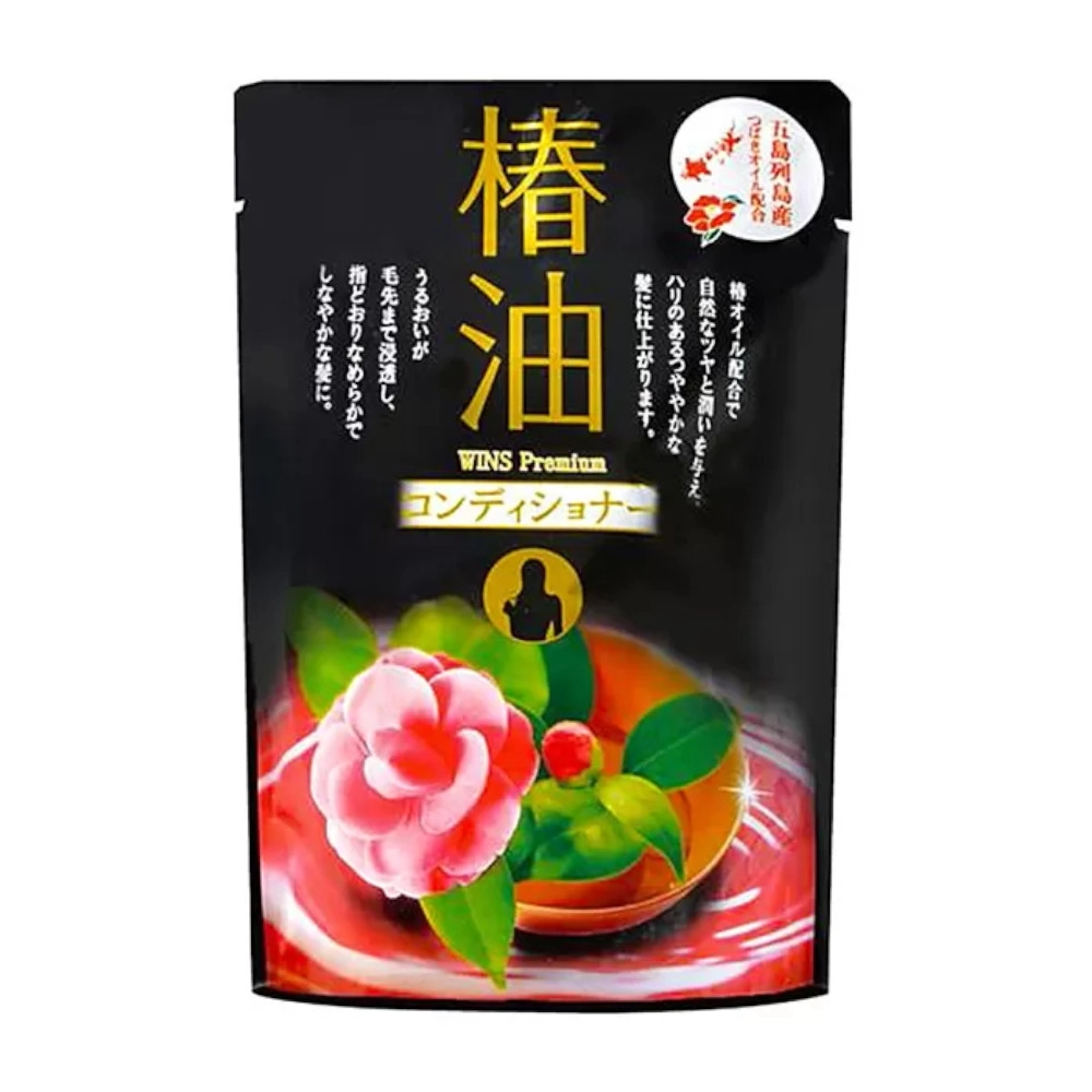 изображение Кондиционер для волос Nihon Wins Premium Camellia Oil Восстанавливающий 400мл от интернет-аптеки ФАРМЭКОНОМ