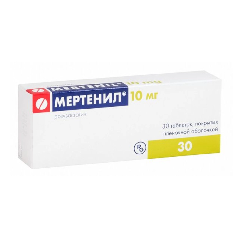 изображение Мертенил таб п.п/о 10мг N30 вн от интернет-аптеки ФАРМЭКОНОМ