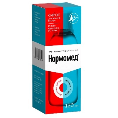 изображение Нормомед сироп 50мг/мл-120мл фл. от интернет-аптеки ФАРМЭКОНОМ