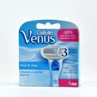 изображение Кассеты д/бритья Gillette Venus N4 д/жен. от интернет-аптеки ФАРМЭКОНОМ