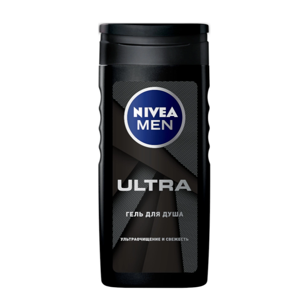 изображение Гель для душа Nivea For Men  Ultra 250мл от интернет-аптеки ФАРМЭКОНОМ