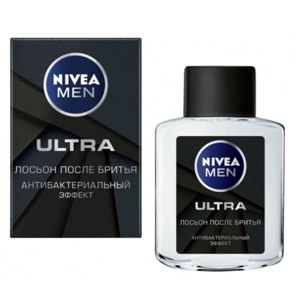 изображение Лосьон после бритья NIVEA MEN ULTRA Антибактериальный эффект 100мл от интернет-аптеки ФАРМЭКОНОМ