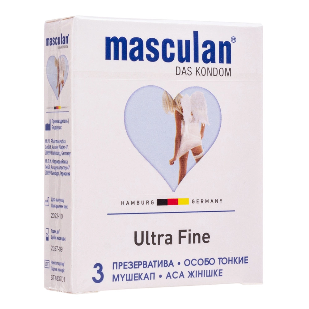 изображение Презервативы Masculan Ultra Fine 3шт от интернет-аптеки ФАРМЭКОНОМ