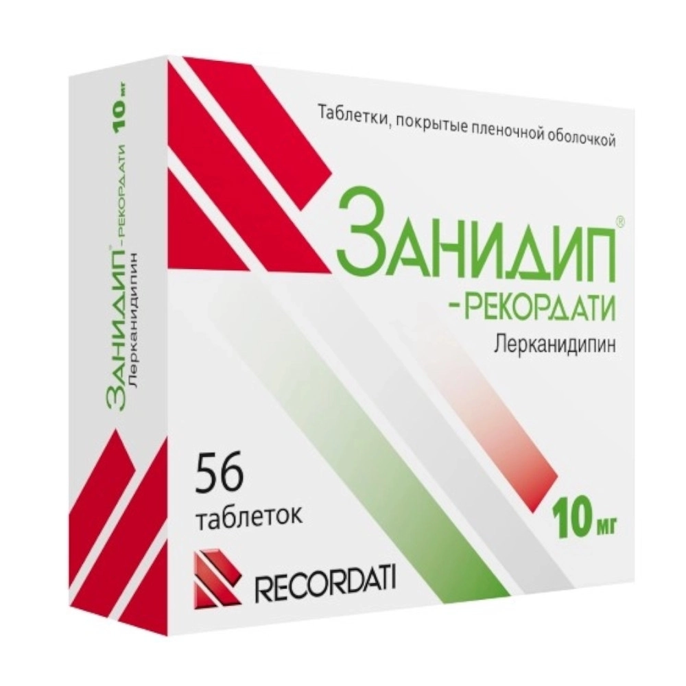 изображение Занидип-рекордати таб.п.п/о 10мг N56 вн от интернет-аптеки ФАРМЭКОНОМ