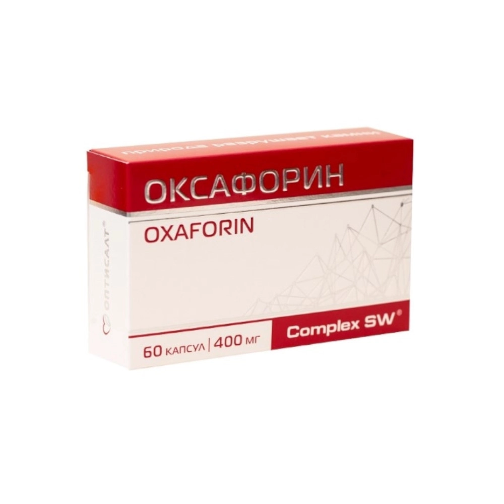 Оксафорин капс. 400мг N60 по цене 932 Р купить в Иркутске, - инструкция по  применению, состав и описание