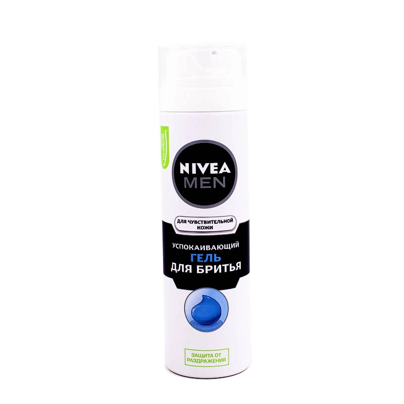 изображение Гель для бритья Nivea For Men для чувствительной кожи 200мл от интернет-аптеки ФАРМЭКОНОМ