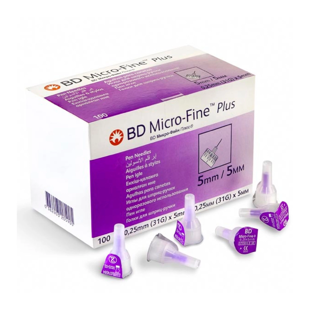  Иглы Micro-Fine Plus G-31(0,25х5мм), 100шт купить в аптеке ФАРМЭКОНОМ