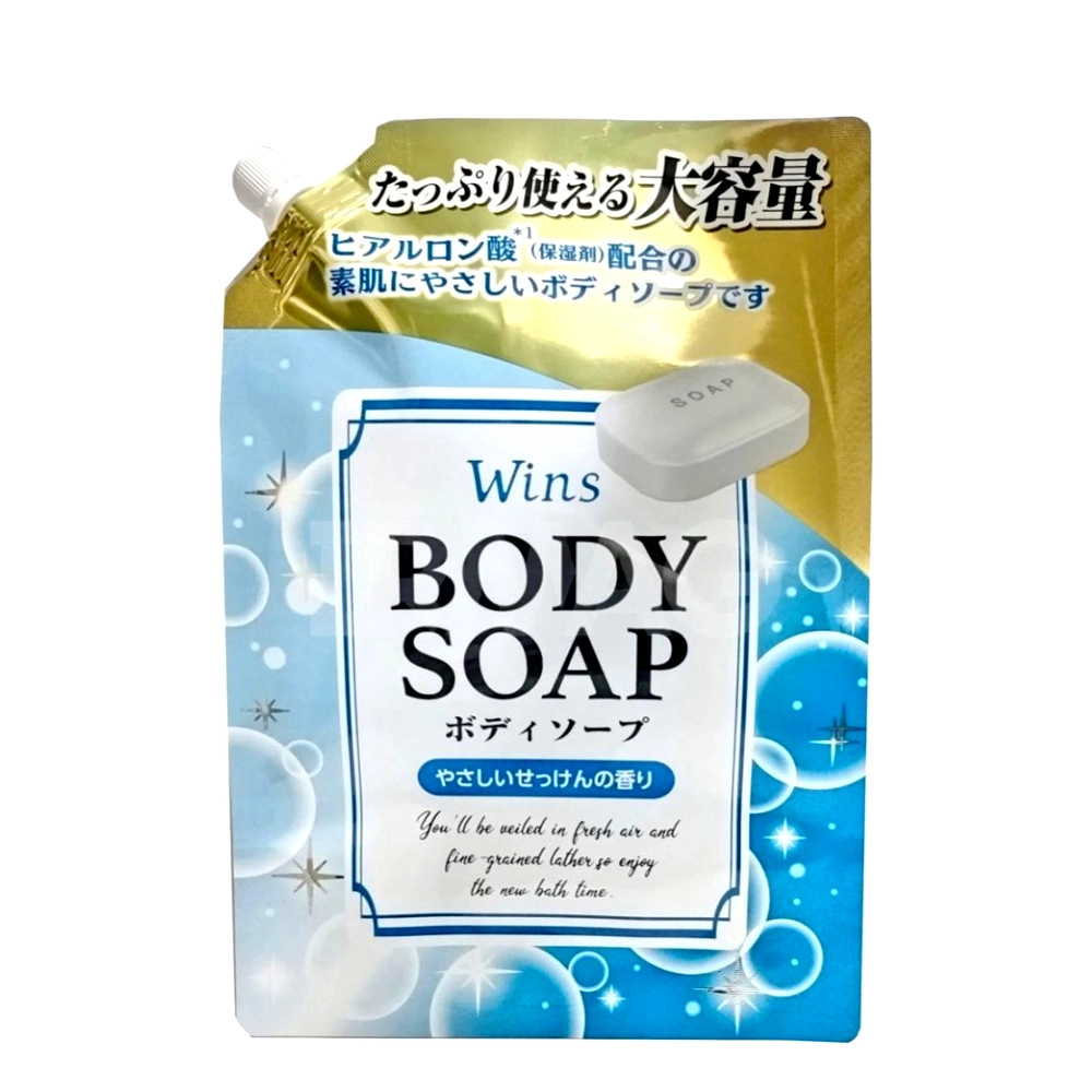 изображение Крем-мыло для тела Nihon Wins Body Soap мягкая упаковка 900мл от интернет-аптеки ФАРМЭКОНОМ