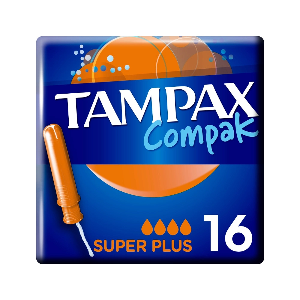 изображение Тампоны TAMPAX Compak N16 super plus с апплик. от интернет-аптеки ФАРМЭКОНОМ