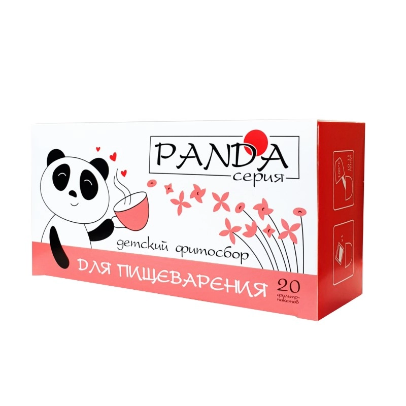 изображение Фиточай PANDA Для пищеварения детский 1,5г 20 фильтр-пакетов от интернет-аптеки ФАРМЭКОНОМ