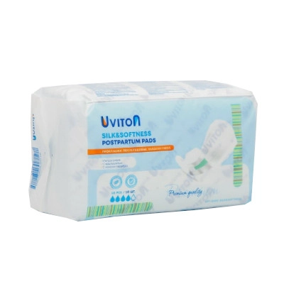 изображение Прокладки для рожениц Uviton N10 Silk&Softness инд.уп. 0302 от интернет-аптеки ФАРМЭКОНОМ