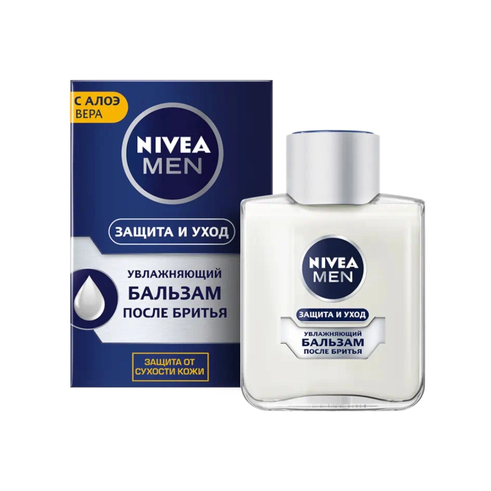 изображение Бальзам после бритья Nivea For Men Увлажняющий Защита и уход 100мл от интернет-аптеки ФАРМЭКОНОМ