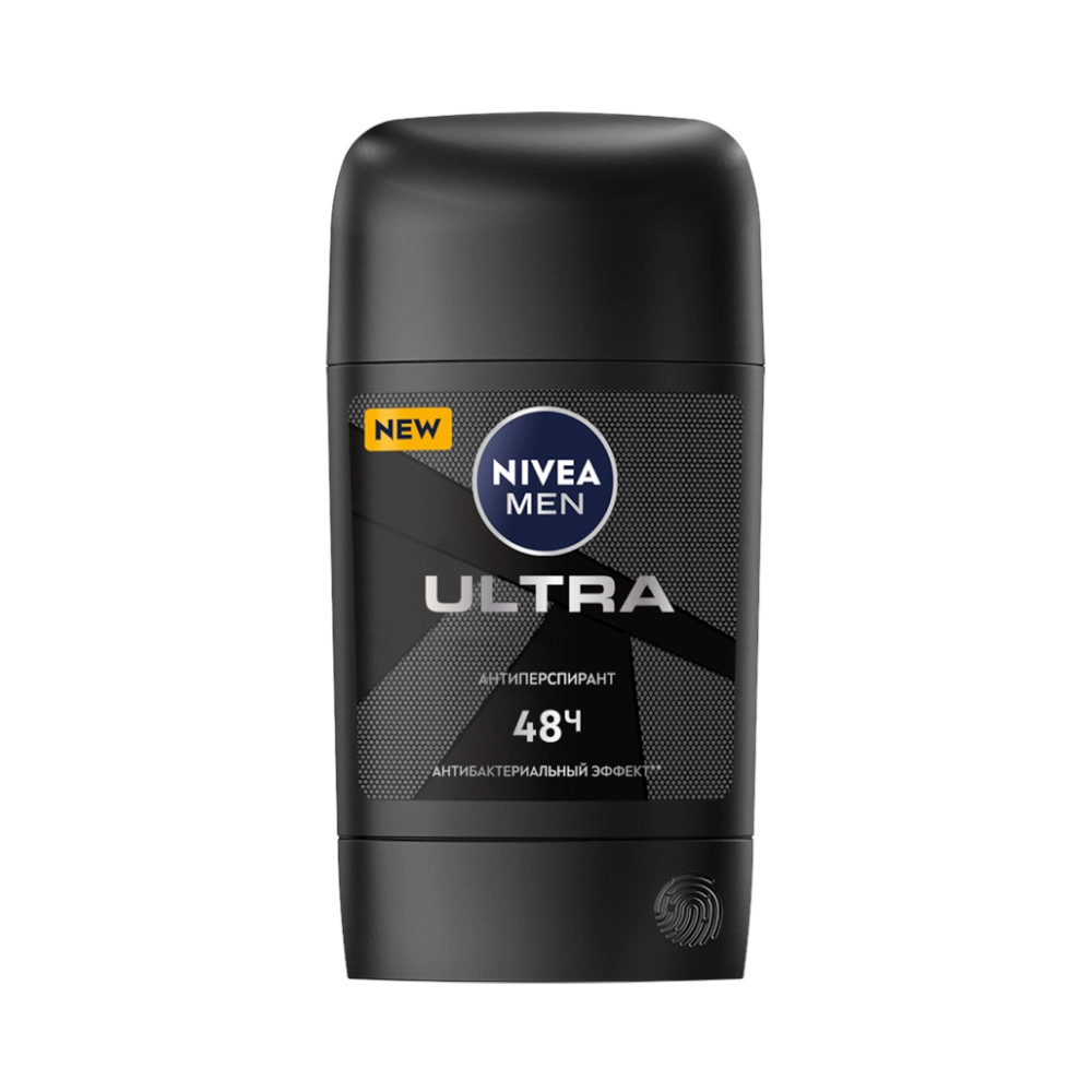 изображение Дезодорант-антиперспирант стик Nivea MEN Ultra 50мл от интернет-аптеки ФАРМЭКОНОМ