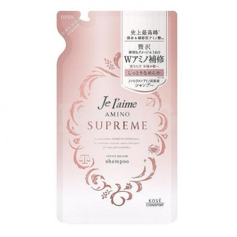 изображение KOSE JeL'aime Amino Supreme Шампунь Вельвет сменный блок 350мл от интернет-аптеки ФАРМЭКОНОМ