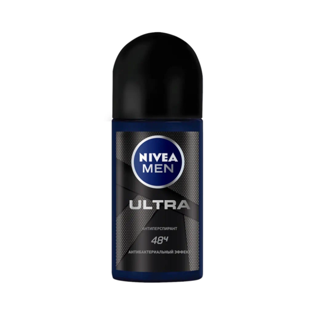 изображение Дезодорант-антиперспирант шариковый Nivea MEN Ultra 50мл от интернет-аптеки ФАРМЭКОНОМ