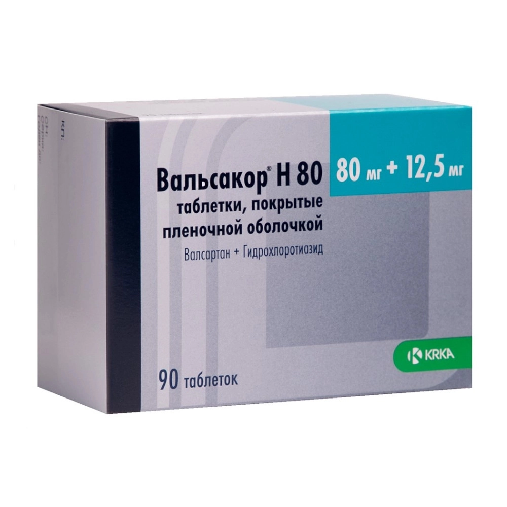 изображение Вальсакор Н 80 таб.п.п/о 80мг+12.5мг N90 вн от интернет-аптеки ФАРМЭКОНОМ
