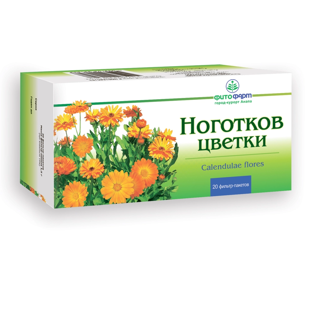 изображение Ноготки цветки 1.5г N20 ф/п от интернет-аптеки ФАРМЭКОНОМ
