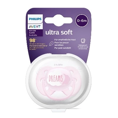 изображение Пустышка Avent Ultra soft SCF527/01 0-6 месяцев 1шт от интернет-аптеки ФАРМЭКОНОМ