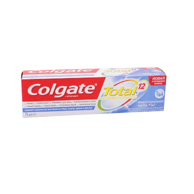 изображение Паста зубн. Colgate Total 12 гель 75мл Профессиональная чистка от интернет-аптеки ФАРМЭКОНОМ