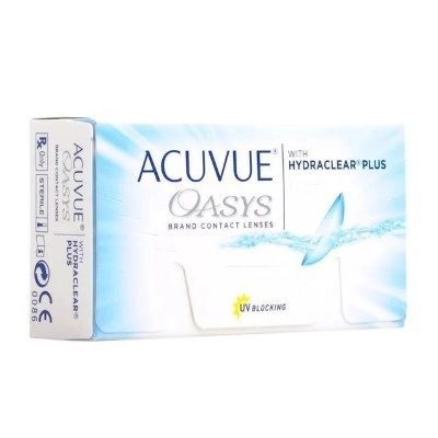 Контактные линзы ACUVUE Oasys WITH HYDRACLEAR PLUS (24шт) купить в аптеке ФАРМЭКОНОМ
