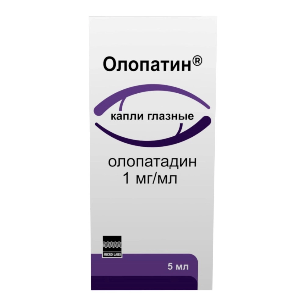 изображение Олопатин капли 2мг/мл 2,5мл фл.-кап. гл от интернет-аптеки ФАРМЭКОНОМ